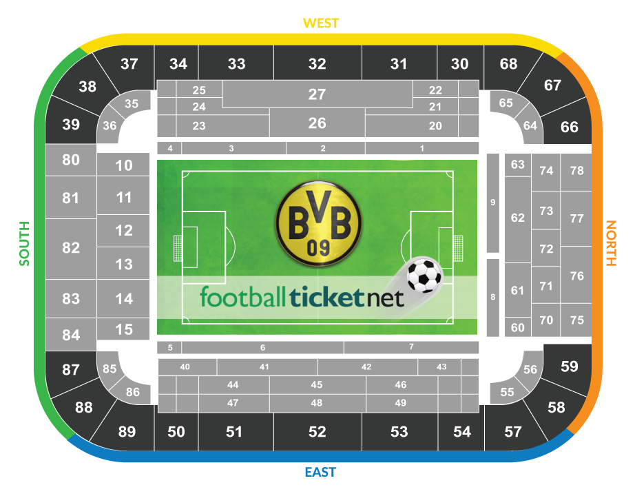 Borussia Dortmund vs FSV Mainz 05 02/05/2020 | Football Ticket Net